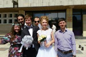 Today married Sergey